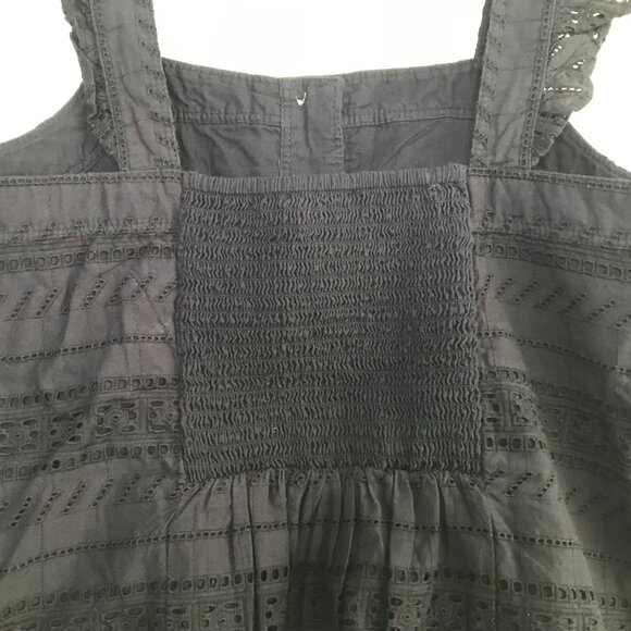 Loft | Eyelet Button-Down Shell - Picture 9 of 14